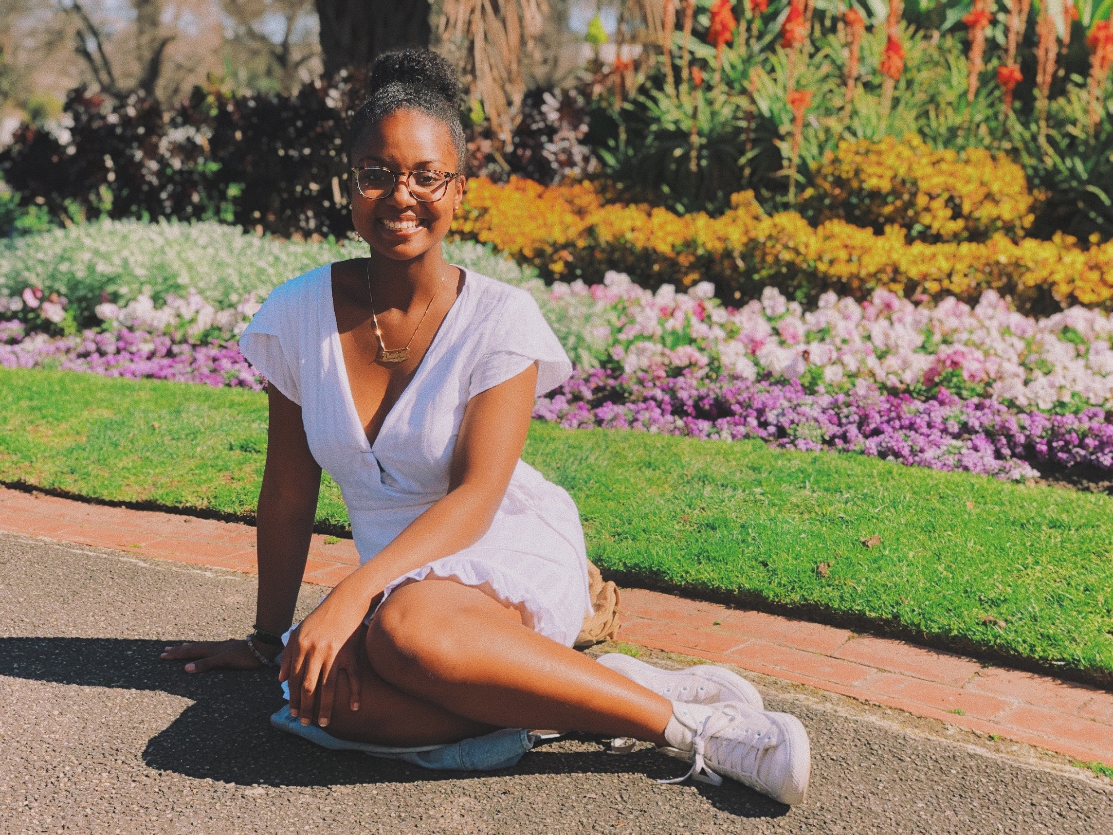 Danielle Miles-Langaigne during her semester abroad in Australia.