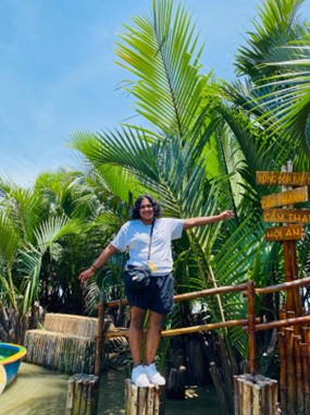 Coconut Boat photo stop in the middle of the coconut mangroves