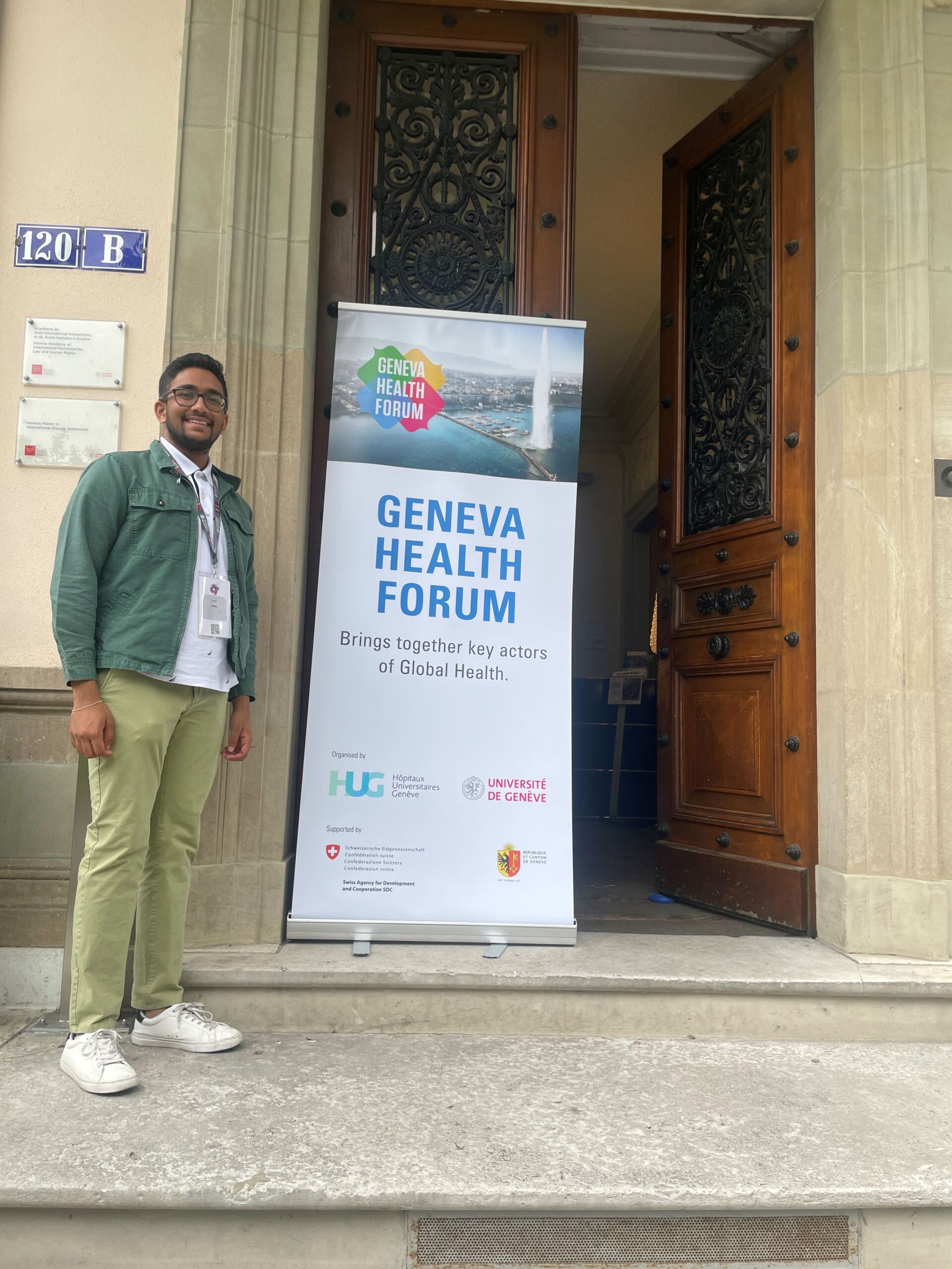 Ashrit at the Geneva Health Forum, an event hosted during the 77th WHA