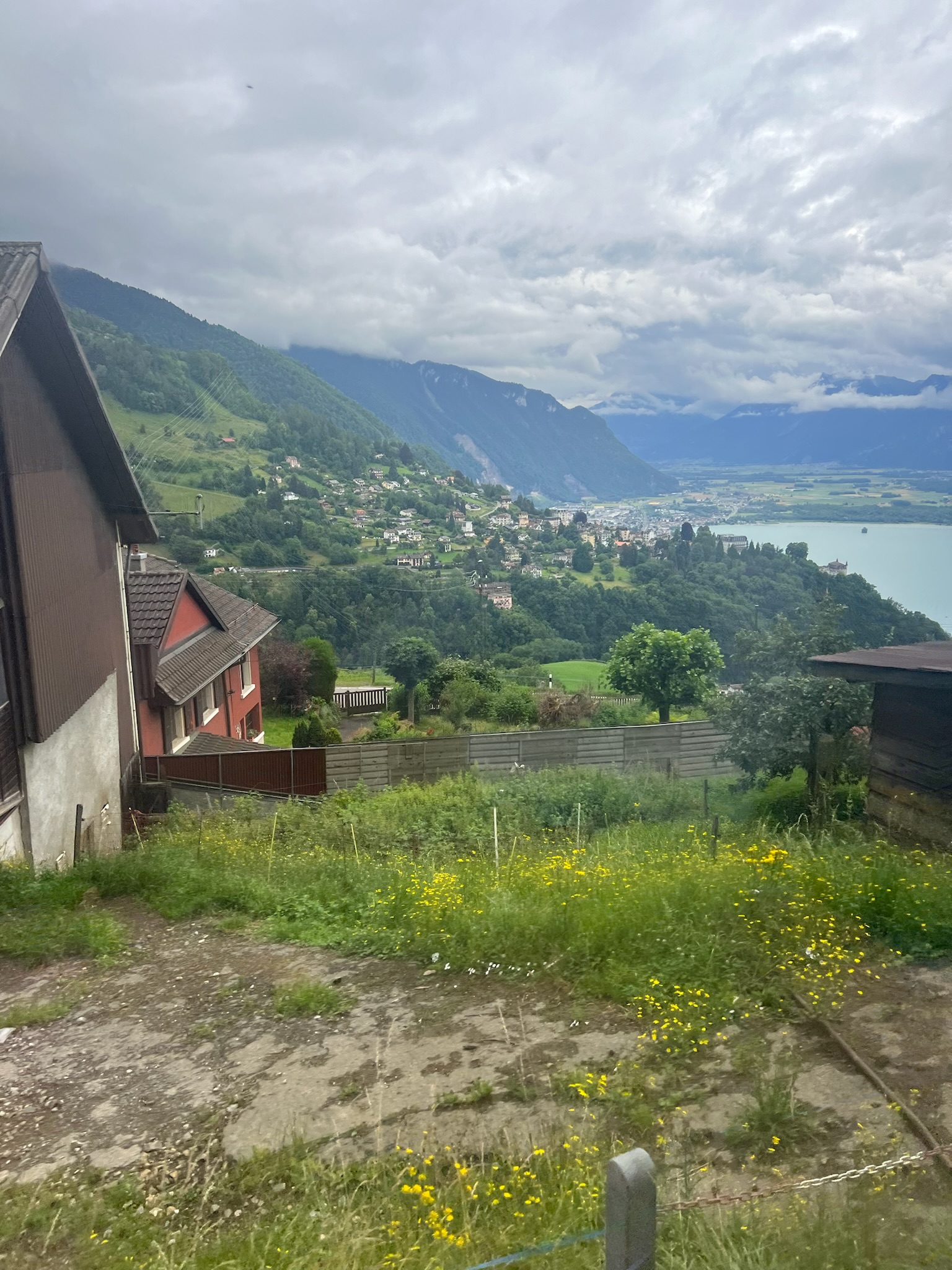 A view from the Golden Pass Railway