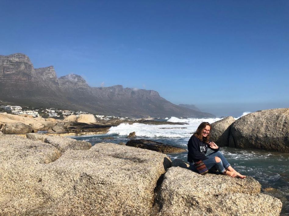 Summer at Camps Bay in Cape Town, South Africa