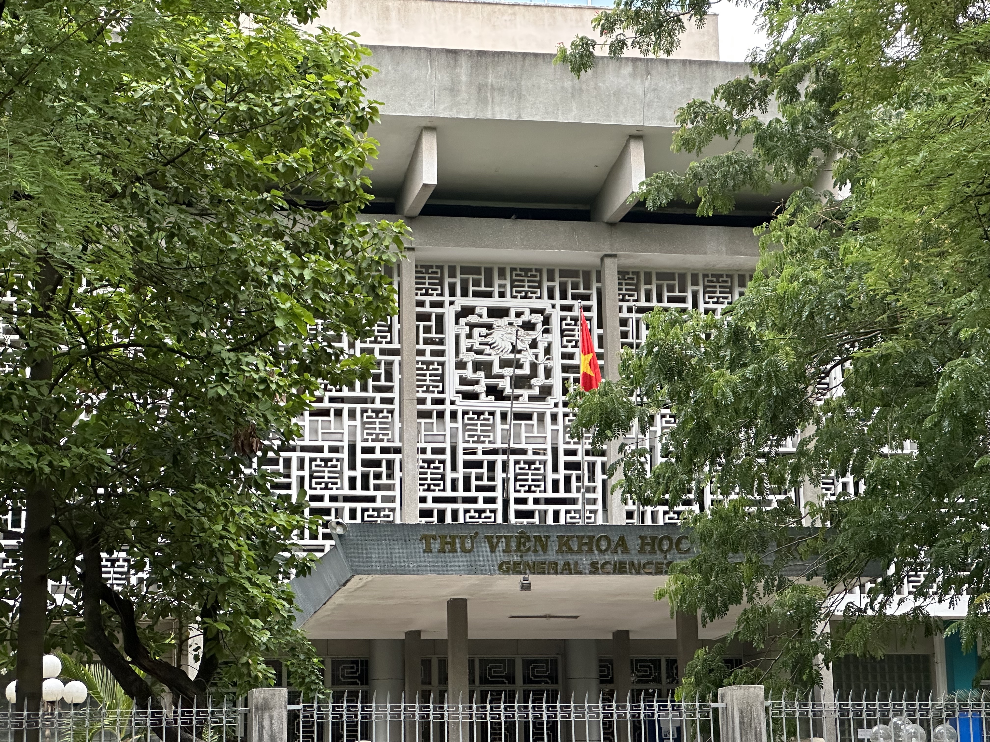 Example of Vietnamese Modernism: General Sciences Library of Ho Chi Minh City.
