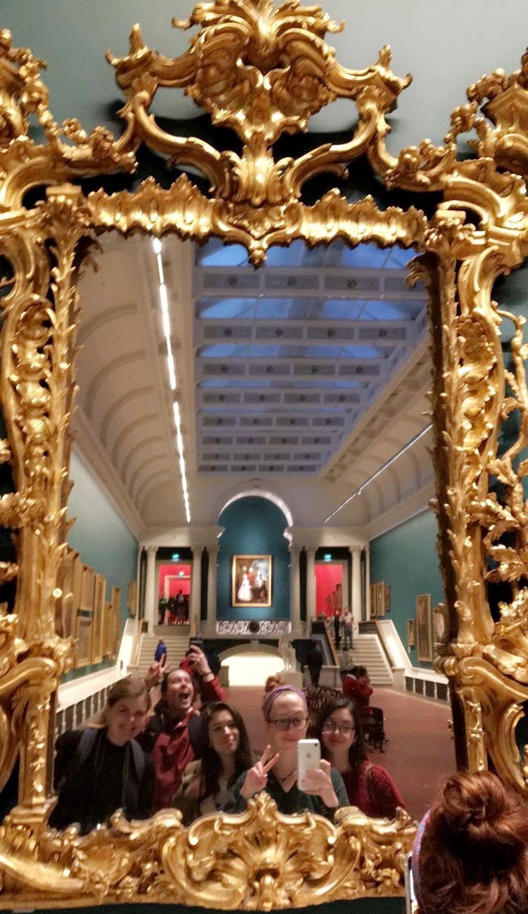 Selfie in National Gallery
