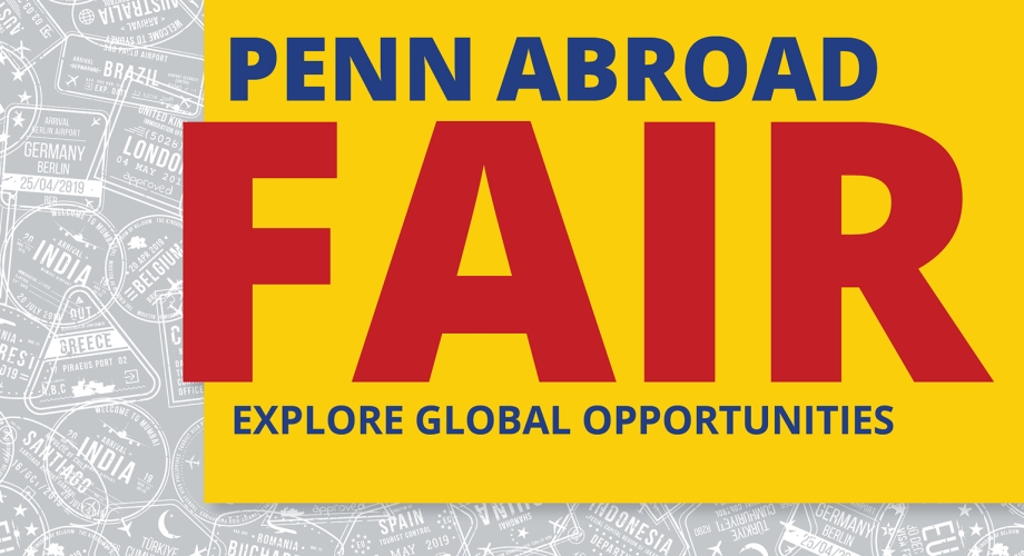 Penn Abroad Fair flyer