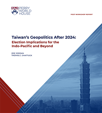 Taiwan's Geopolitics After 2024 report cover