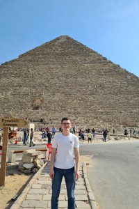 Filip at the Pyramids