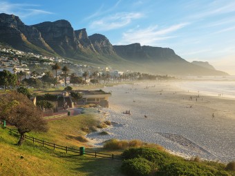 View of the Mountains in Cape Town, South Africa