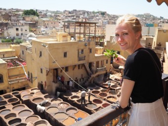 Anika interning abroad in Rabat, Morocco