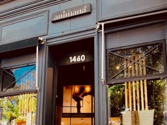Storefront of Animaná, the luxury sustainable boutique derived from the mission and founder of Hecho x Nosotros