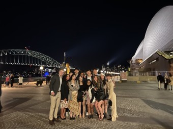 The Penn GRIP cohort outside of the Sydney Opera House.