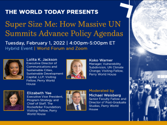 Super Size Me: How Massive UN Summits Advance Policy Agendas