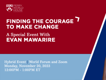 Finding the Courage to Make Change: A Special Event with Evan Mawarire