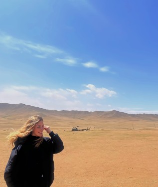 Martina in Mongolia