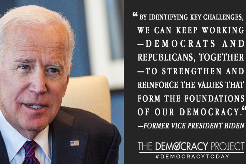 Joe Biden Quote on the Democracy Project