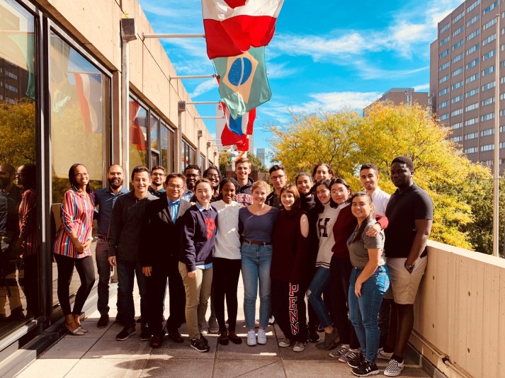 Group photo from Penn World Scholars Reunion fall 2018