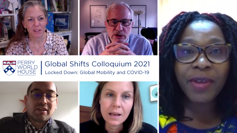 A collage of participants at the Global Shifts Colloquium