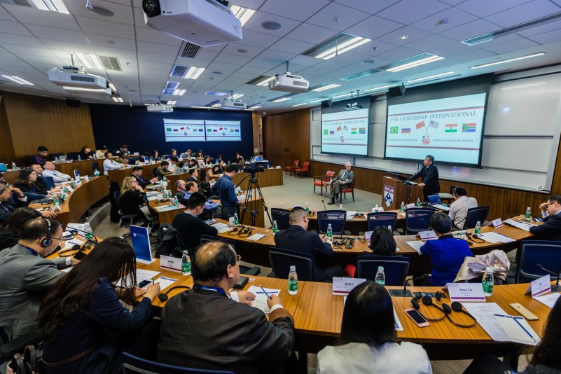 A large classroom full of students participating in the Dimensions of U.S.-China Leadership conference in Oct. 2016