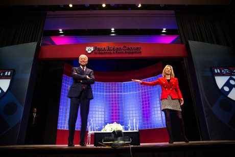 Joe Biden and Amy Gutman