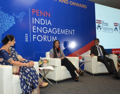 Deans Erika James and Vijay Kumar join Penn alumna Pia Singh for a conversation. 