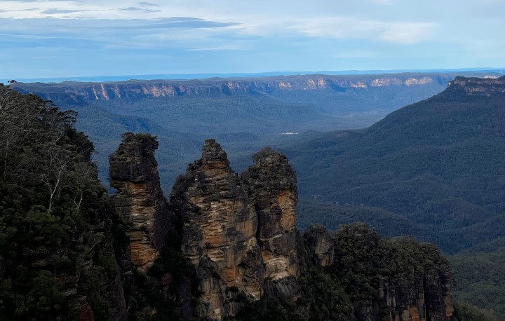 The Three Sisters formation in the Blue Mountains of Australia