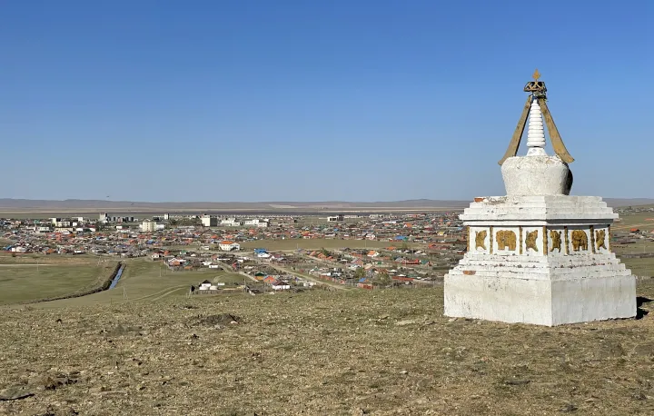 Student picture of the view in Kharkorum, Mongolia