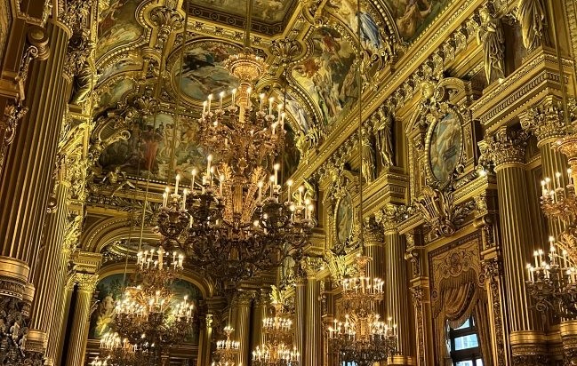 Beautiful interior of French building