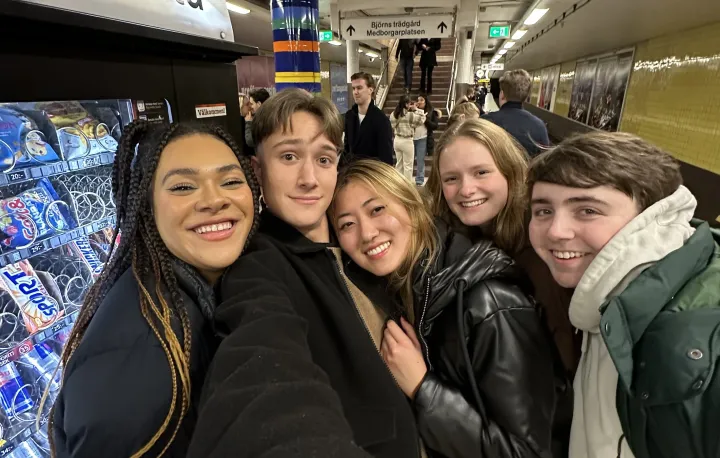 Tristan with friends