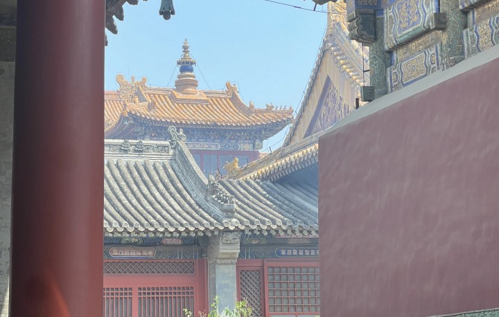 Photo showing Chinese architecture