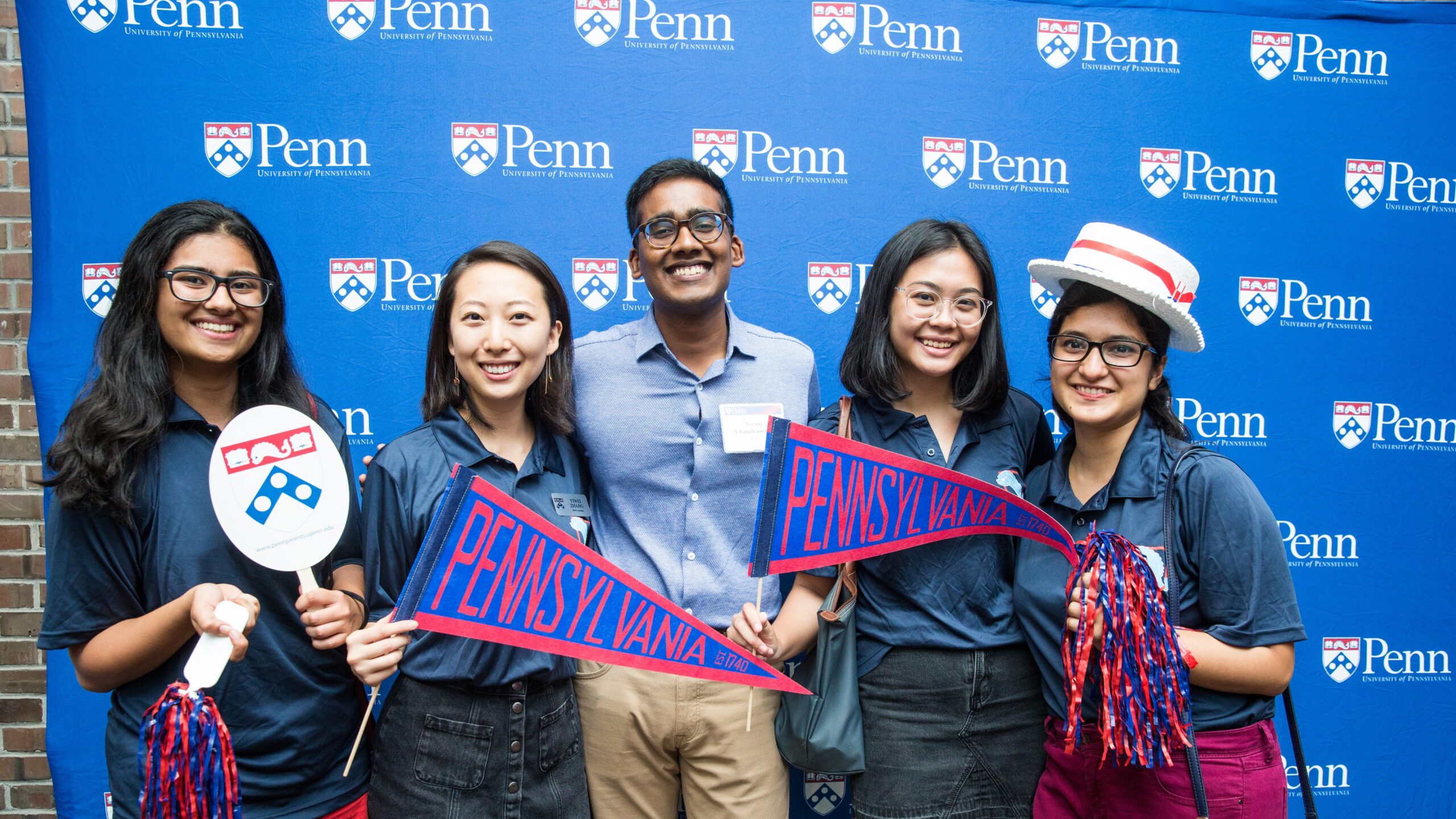 Students at international student welcome reception