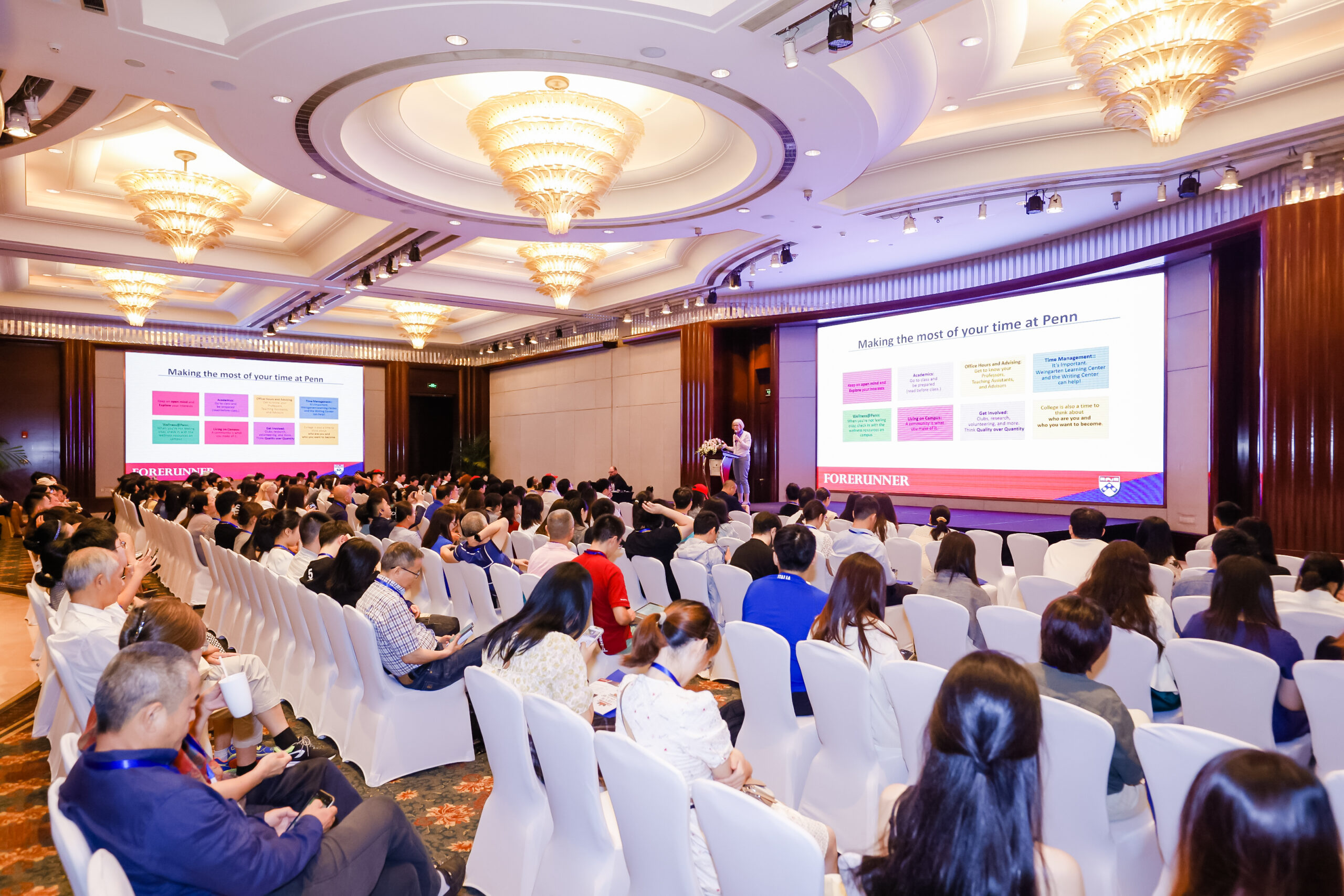 Student sitting at Forerunner China