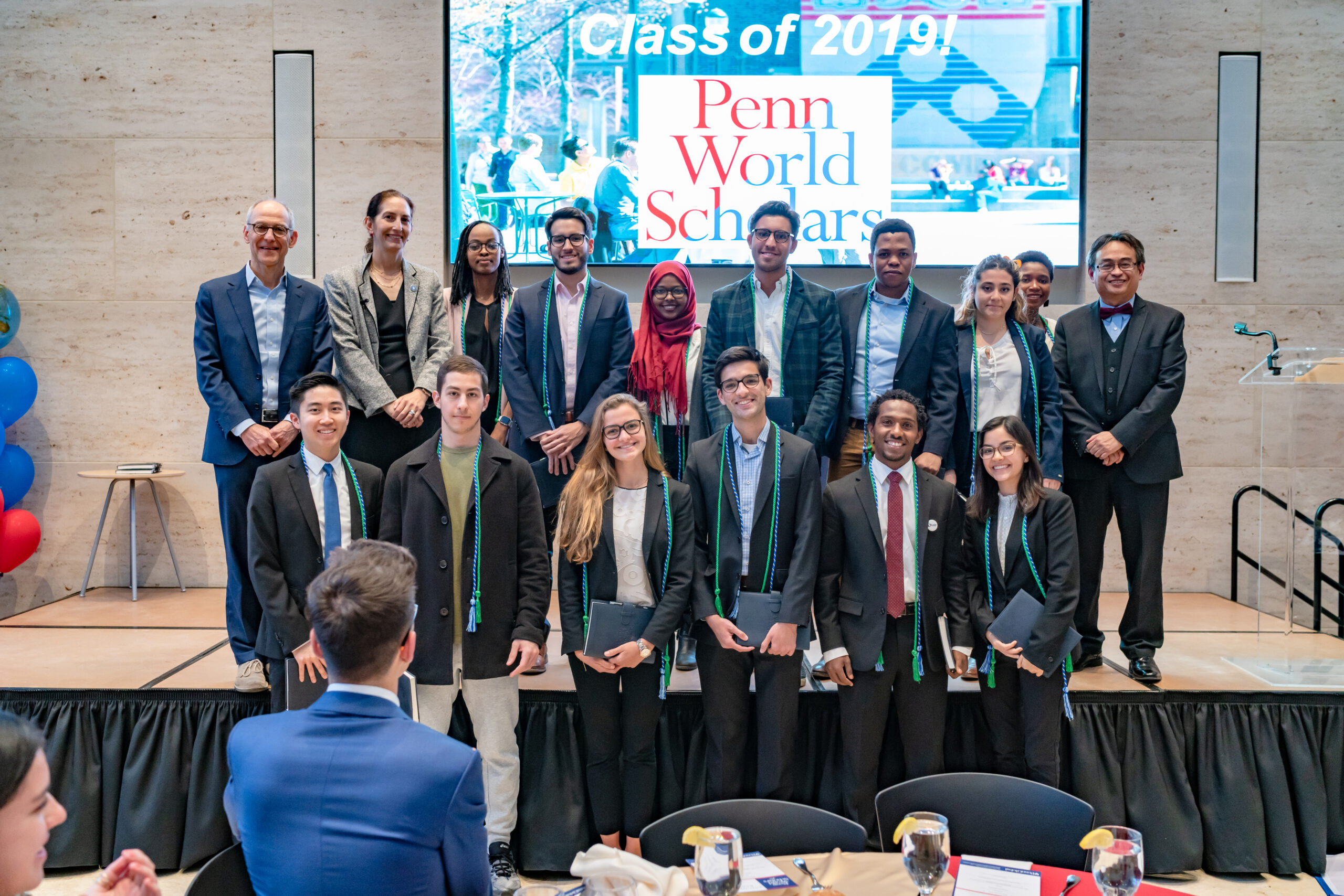 Penn World Scholar students posing at Perry World House